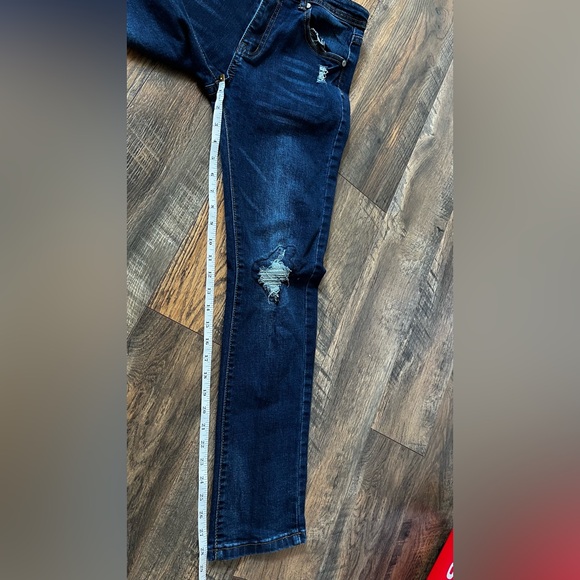 Boy’s Jeans Public Supply Co Skinny Fit Stretch, Ripped Dark  Blue Size 18 - Picture 9 of 9